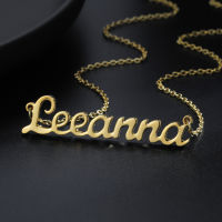 Personalized Name Necklace Gold Silver Stainless Steel Customized Necklace Name Necklace Mens Womens Personalized Name Pendant
