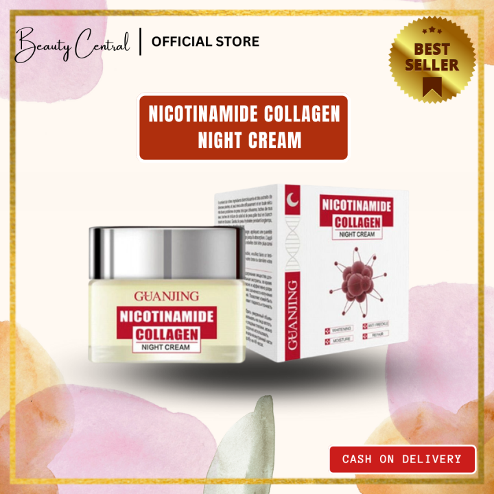 🔥Face care Nicotinamide Collagen Night Cream whitening remove spot