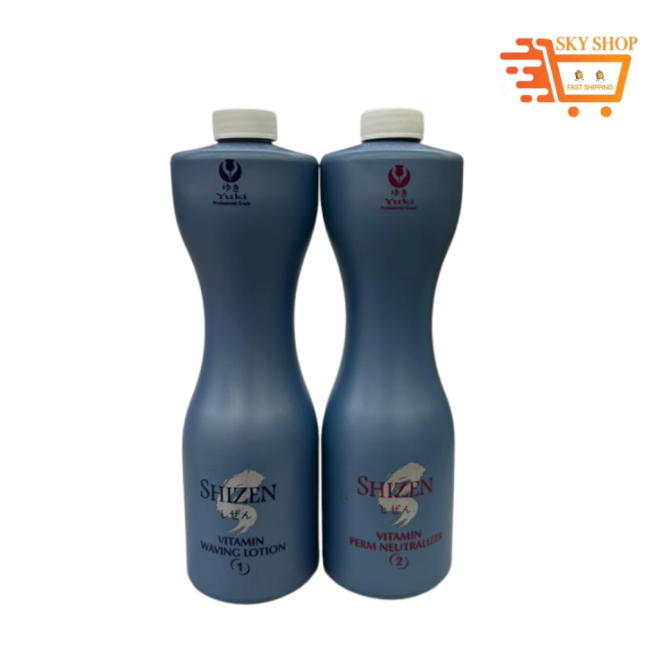 Shizen Vitamin Hair Perm Lotion 1000ml x 2 Lazada