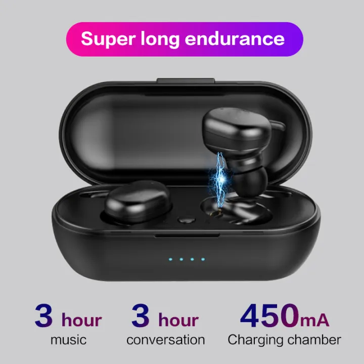 Y30 Bluetooth Headset TWS BT5.0 Wireless Sport Earphones Stereo