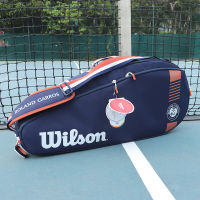 Wilson 22รุ่นใหม่กระเป๋าเทนนิส6เป้สะพายหลังเท่านั้นบนกระเป๋าเป้สะพายหลังกระเป๋าแบดมินตันกระเป๋าสะพายสตรี