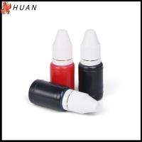 HUAN 2Pcs 10ml ทำซีล สีสัน อุปกรณ์สำนักงานโรงเรียน Inkpad งานฝีมือ DIY เครื่องปั๊ม หมึกเติมแฟลช ซีลไวแสง สมุดภาพ