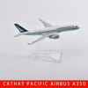 Jason tutu 16cm cathay pacific airbus a350 airplane model plane model - ảnh sản phẩm 1