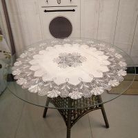 New Round Tablecloth Table PVC Round Table Cover For Event Wedding Party Tablecloth Rectangular Banquet Table Cover