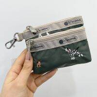 LeSportsac กระเป๋าใส่บัตร Lishibao กระเป๋าเก็บแผ่นรองใบขับขี่กระเป๋าอุปกรณ์เสริมกระเป๋าใส่หูฟังลำลองกระเป๋าใบเล็กมินิ3394หญิงซองใส่ปาก