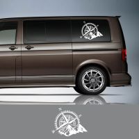 【LZ】❣◆  Adesivos de carro para volkswagen vw transporter t4 t5 t6 multivan caravelle camper van bússola gráficos decalques vinil acessórios