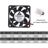 【☊HOT☊】 tu884140474 1ชิ้น6015 Gdstime 5V 12V 24V 2pin พัดลมทำความเย็น Dc ไร้แปรง6ซม. 60มม. 60X60X15มม. อุปกรณ์ทำความเย็น