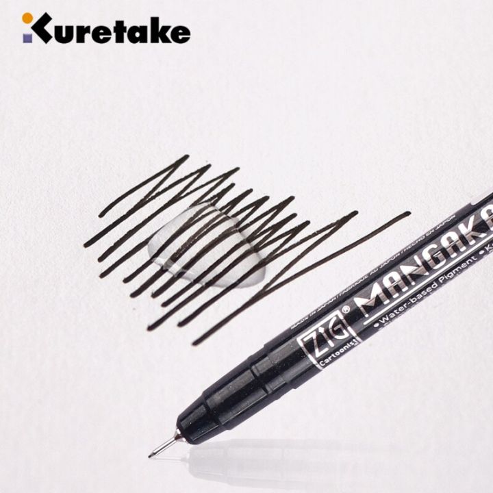 kuretake-art-needle-pen-003-005-01-02-03-05-08-f-m-waterproof-hand-painted-architectural-line-draft-stroke-line-hook-line-pens