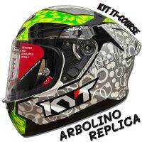 KYT TT-COURSE ARBOLINO REPLICA [ เต็มใบ ] [ แว่นชั้นเดียว ] [ DD-Ring ] [ มีมีช่องเว้า ]