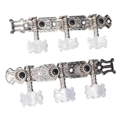 ‘【；】 2 Pieces Metal Acoustic Guitar String Tuning Pegs Electric Guitar Machine Heads Tuners Keys Parts  For Folk Guitar Accessories