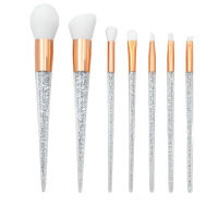 New 7Pcs Sliver Diamond Crystal Makeup Brushes Professional Set Foundation Blending Powder Eye Face Brush Makeup Tool Kit Cosmetic Brush