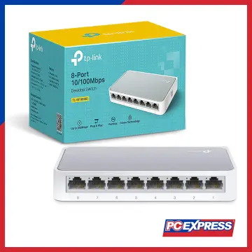 TP-LINK SF1008D 8-Port 10/100Mbps Desktop Switch – PC Express