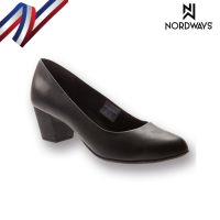 NORDWAYS SANDY รองเท้าคัทชู ผู้หญิง เสริมส้น มาตรฐาน ISO (กันลื่น) - สีดำ