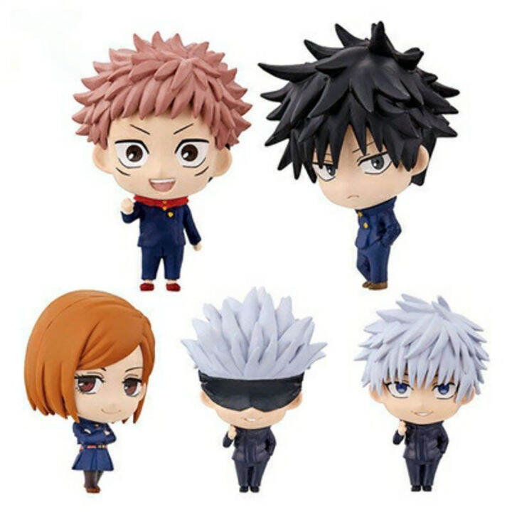 Mô hình 3d anime Figure BỘ 5 CON chibi JUJUTSU KAISEN Chú thật hồi chiến | Mô hình 3d anime Figure BỘ 5 CON chibi JUJUTSU KAISEN Chú thật hồi chiến |