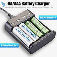 ❣Crystal4 Slots Fast Charging Inligent AAAAA Rechargeable USB Battery Charger❣