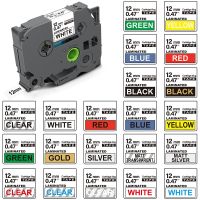 hot！【DT】☃  6/9/12mm 231 TZ-White-Label Tape 221 211 Laminated 631 431 531 Labeling Compatible for PT-H110 Label Maker