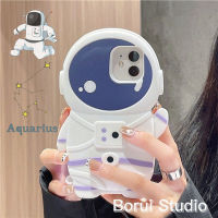 ดูดี กรณี iphone astronaut เหมาะสำหรับ iPhone12pro max Apple 11 mobile phone case x/xs silicone 8plusxr