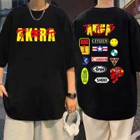 90s Vintage Anime Akira T Shirt Male Fashion Streetwear Mens Round Neck Tshirt Mens y2k Manga Kaneda Shotaor Graphic T-shirts 4XL 5XL 6XL