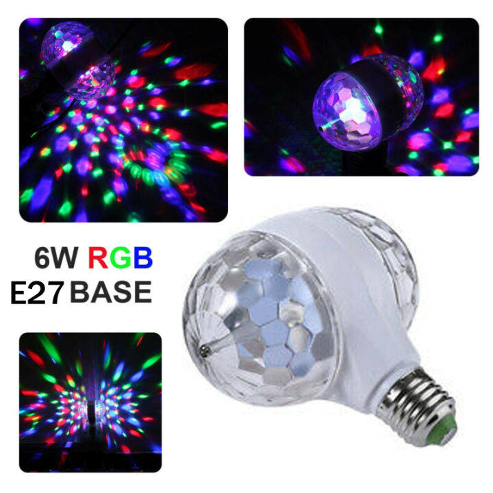 led-magic-ball-light-ไฟดิสโก้-เทค-ไฟปาร์ตี้-ไฟเธค-ไฟดิสโก้-หัวคู่-ไฟกระพริบตามเสียงจังหวะ-ไฟ-rgb-ขั้วหลอดไฟ-e27