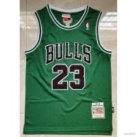 Bkb เสื้อกีฬาแขนกุด ลาย NBA Jersey Chicago Bulls JORDAN MN series สีเขียว พลัสไซซ์ 2021