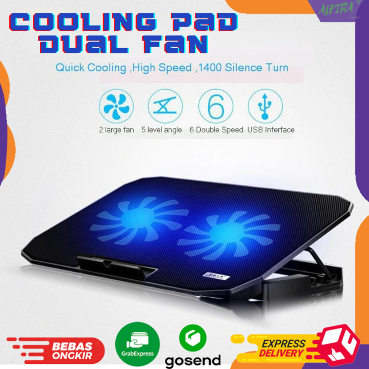 Cooling pad Laptop/Notebook Dual Fan N99 Kipas Pendingin Lazada Indonesia