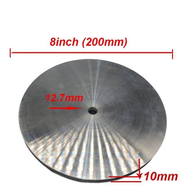 ล้อขัดแบนแผ่นขัด6นิ้ว8นิ้วอลูมิเนียมสำหรับปะเก็นกระดาษสำหรับเครื่องขัดส้นเท้าอัญมณี