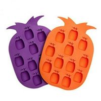 GL-แม่พิมพ์ ซิลิโคน รูปสับปะรด 12 ช่อง มีลวดลาย (คละสี) Pineapple silicone mold