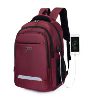 ใหม่! กระเป๋าเป้สะพายหลังสำหรับผู้ชาย ชาร์จ USB แล็ปท็อป Men Laptop Backpack กระเป๋าและเป้สะพายหลัง #2201