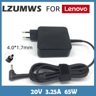 20V 3.25A 65W 4.0*1.7อะแดปเตอร์เครื่องชาร์จสำหรับ Lenovo มม.แล็ปท็อป IdeaPad 310 100S 100-15 B50-10โยคะ710 E580/Redmbook 13 14 Yuebian