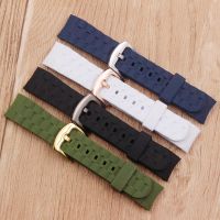 〖Bar watchband〗อุปกรณ์เสริมนาฬิกาสำหรับสายรัดซิลิโคนน้ำแข็งข้อศอก20มม. พร้อมยางหลากสี10000RatingMen 39; S และผู้หญิง39; S สายนาฬิกา