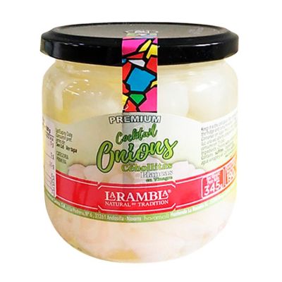 Promotion📌 La Rambla PREMIUM COCKTAIL ONIONS 345 g. หัวหอมดองในน้ำเกลือ - LR100📌