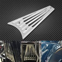 Motorcycle Chrome Radiator Frame Grill Cover Aluminum For Harley Tou Electra Glide Street Glide Road King FLTR 2009-2013