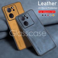 เคสสำหรับ Xiaomi โทรศัพท์หนังแกะ13 T Pro 13TPro Xiaomi 13 T 5G 2023ปกป้องเลนส์แม่พิมพ์กลมกันกระแทกฝาครอบหลัง