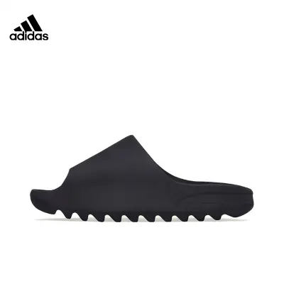 [กล่องเดิม] adidas yeezy slip sandal-black-รองเท้ากีฬาผู้ชายและรองเท้าแตะผู้หญิง