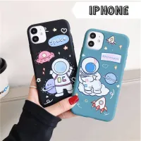 Candyy.case - ??‍?นักบินอวกาศ(ใหญ่) เคสไอโฟนซิลิโคนแบบนิ่ม TPU เคสไอโฟน11 12 Pro Max เคสไอโฟน7พลัส XS i6 /7plus 8 #862