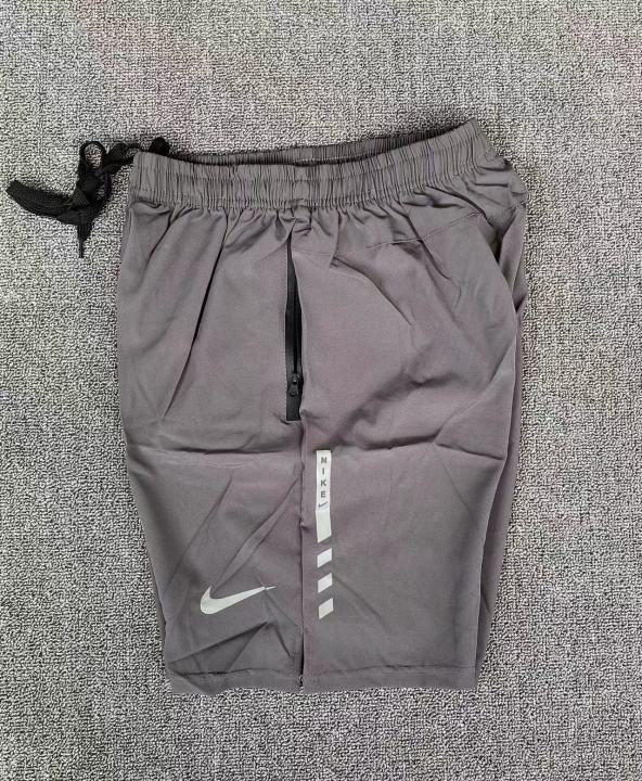 3358 Nike dri fit sport running short with ziper for men high quality ...