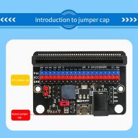 For :Bit Expansion Board to 5V Power Supply IO Improvement Board MicroBit Adapter Board with Onboard Passive Buzzer