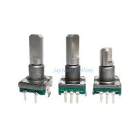1pc ALPS EC11 Rotary Encoder Code Switch Spring Return 30 Position With Push Button Switch 5pin Handle Length 15/20mm Half Shaft