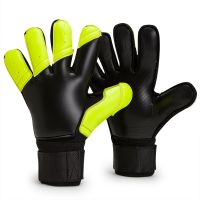 Full Latex Goalkeeper Gloves with Removable Fingersave Protection Emulsion Soccer Football Goalie Gloves Adults Size 8 9 10