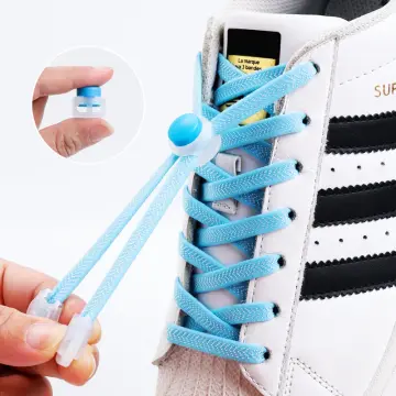 8mm No Tie Shoe Laces Press Lock Shoelaces Without Ties Elastic Laces  Sneaker Kids Adult Widened Flat Shoelace for Shoes