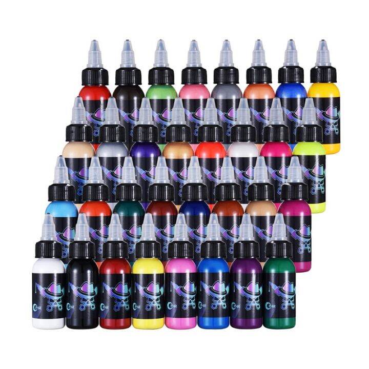 【hot】 Airbrush Paint for Bottle Ink Pigment Shoes Leather 32 Colors