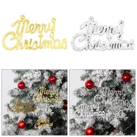 Ryn studio จี้ตัวอักษร Merry Christmas สําหรับแขวนตกแต่งต้นคริสต์มาส