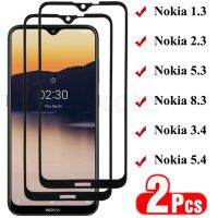 [Electronic film] 2ชิ้น/ล็อตสำหรับ Nokia 1.3 2.3 5.3 8.3 5G กระจกหน้าจอป้องกันกระจกนิรภัยบน3.4 5.4เต็มฝาครอบฟิล์มความปลอดภัย