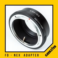 FD-NEX Adapter แปลงเลนส์ Canon FD / FL เพื่อเอามาใส่กล้อง Sony Mirrorless ( NEX / E / FE ) ( Lens mount adapter Mount FD / FL For Sony ) ( เมาท์แปลง อแดปเตอร์ ) ( FD-NEX / FD-E / FD-FE ) ( FD NEX / FD E / FD FE ) ( Geekster )