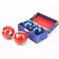 Chinese Health Daily Meditation Balls hand finger Exercise Stress Relief Baoding Balls Relaxation Therapy Yin Yang Handballs