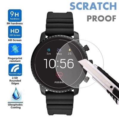 Protective Glass Film for Fossil GEN 6 5 4 Q Marshal Wander Founder Sport Venture GEN 3 Protector Film Smart Watch Accessories