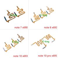 สำหรับ X690 Infinix Note 7 8 10 Pro X693 X692 X695ที่อ่านลายนิ้วมือเซ็นเซอร์ Id สัมผัสปุ่มส่งคืนบ้านบนสายเคเบิลงอได้