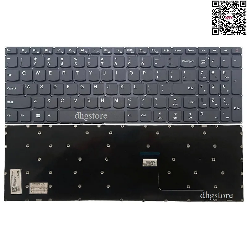 Bàn phím laptop Lenovo Ideapad 110-15ACL, 110-15IBR, 110-15AST Cáp Giữa+Nút  Nguồn 