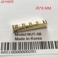 Slotted Brass Bass Nut สำหรับกีตาร์เบสไฟฟ้า-ขนาด45*6Mm