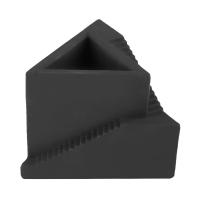 ??พร้อมส่ง!! กระถางปูนบันไดทรงสามเหลี่ยม บ้านปูนปั้น BPP-16 สีดำ CEMENT ARCHITECTURAL CUBE PLANTER BPP-16 BLACK